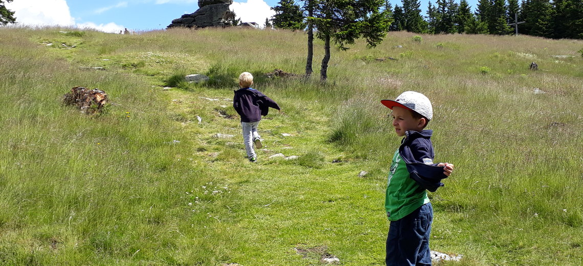 Wanderungen mit Kindern in Fischbach - auf den Teufelstein