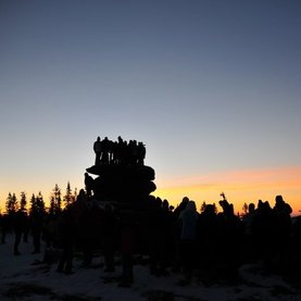 Wintersonnenwende Teufelstein Fischbacher Alpen