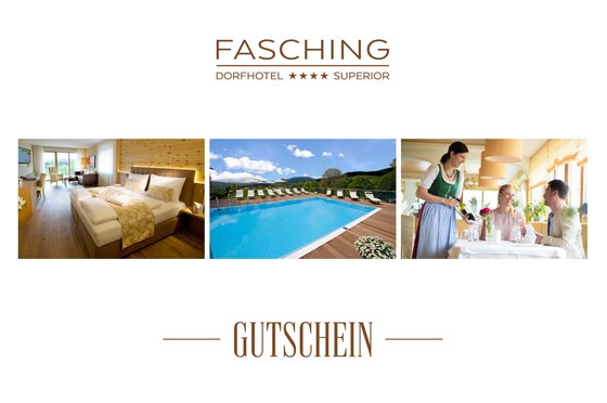 Gutscheine vom Dorfhotel Fasching