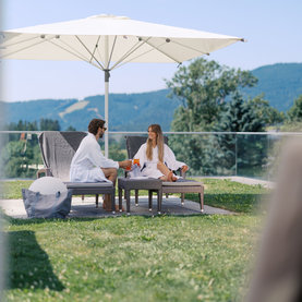 Ruheterrasse Dorfhotel Fasching